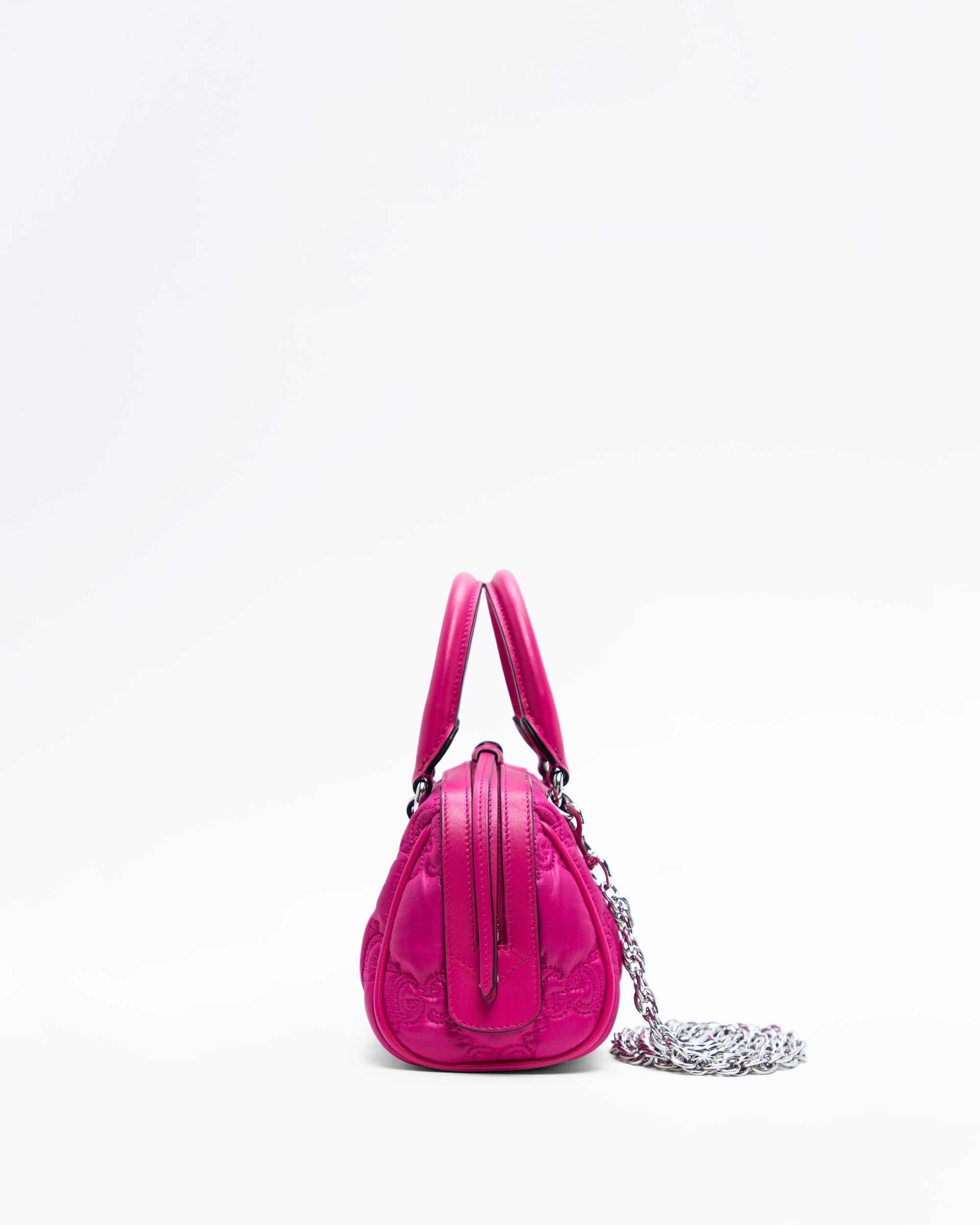 Gucci Nylon GG Mini Boston Bag | Vivrelle