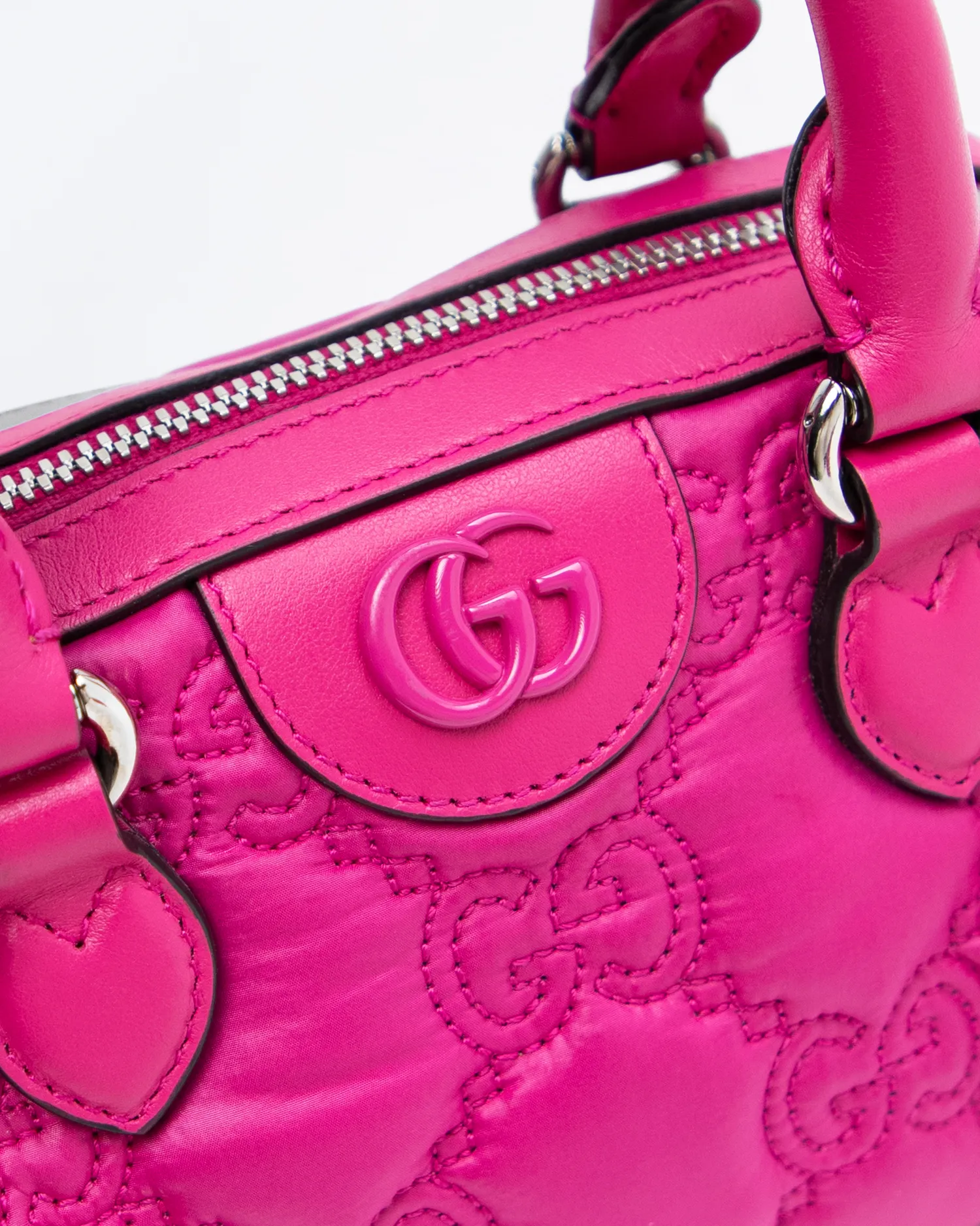 Nylon GG Mini Boston Bag