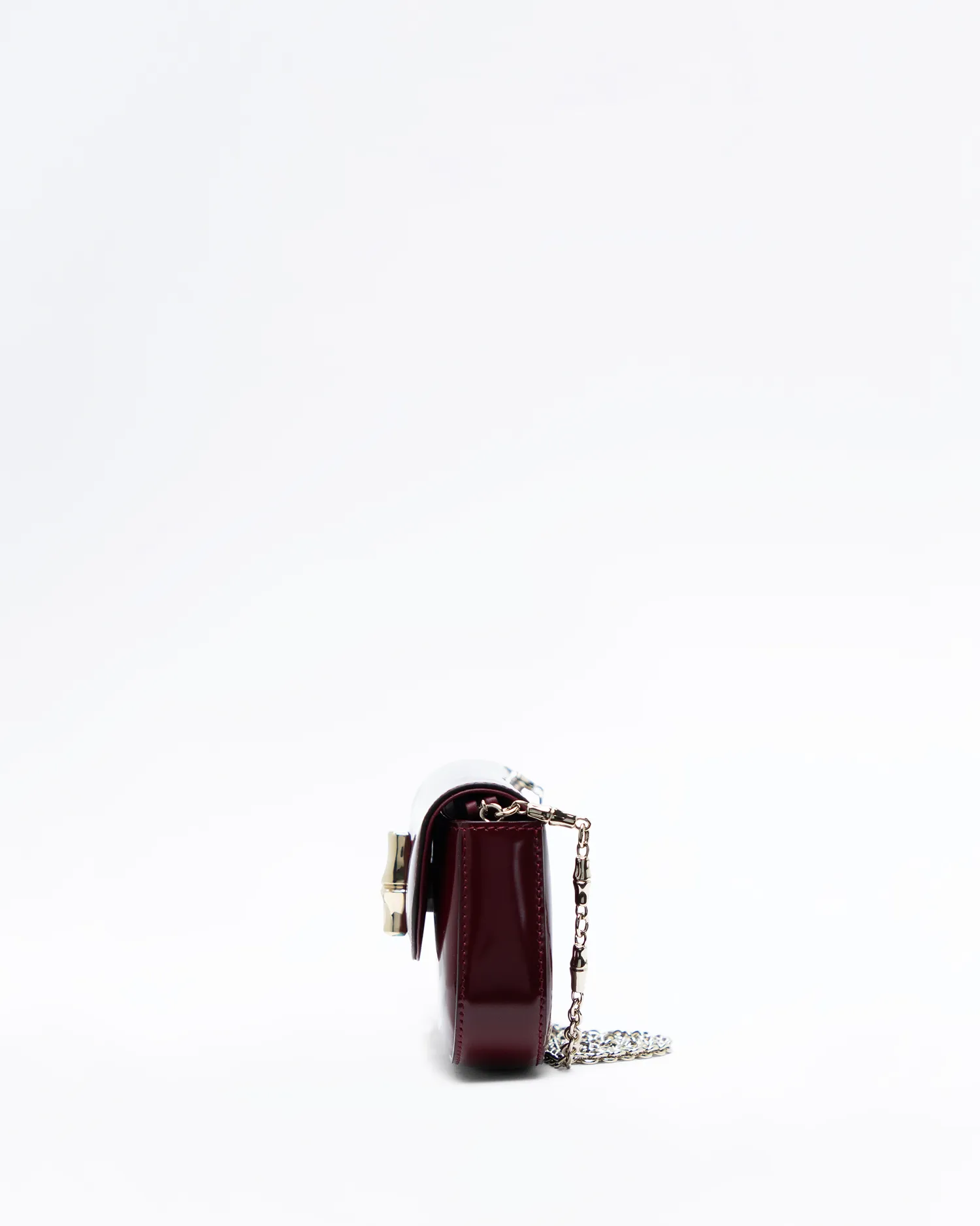 Bamboo Night Clutch with Chain
