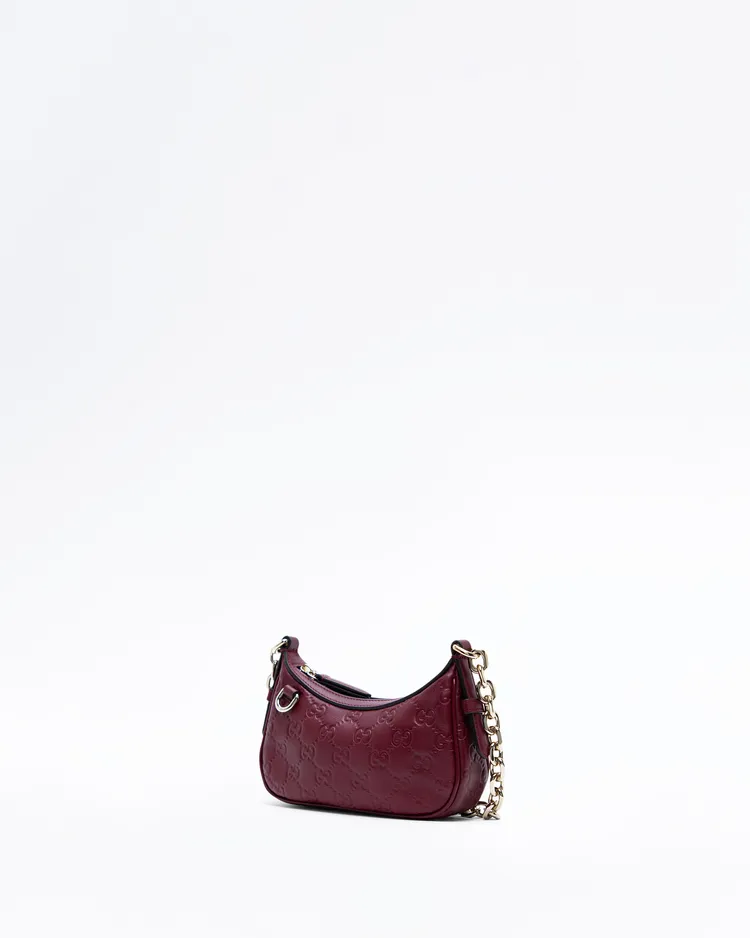 Alternate view angle of GG Emblem Mini Shoulder Bag