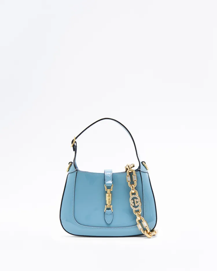 Patent Crystal Chain Jackie 1961 Mini Hobo Bag