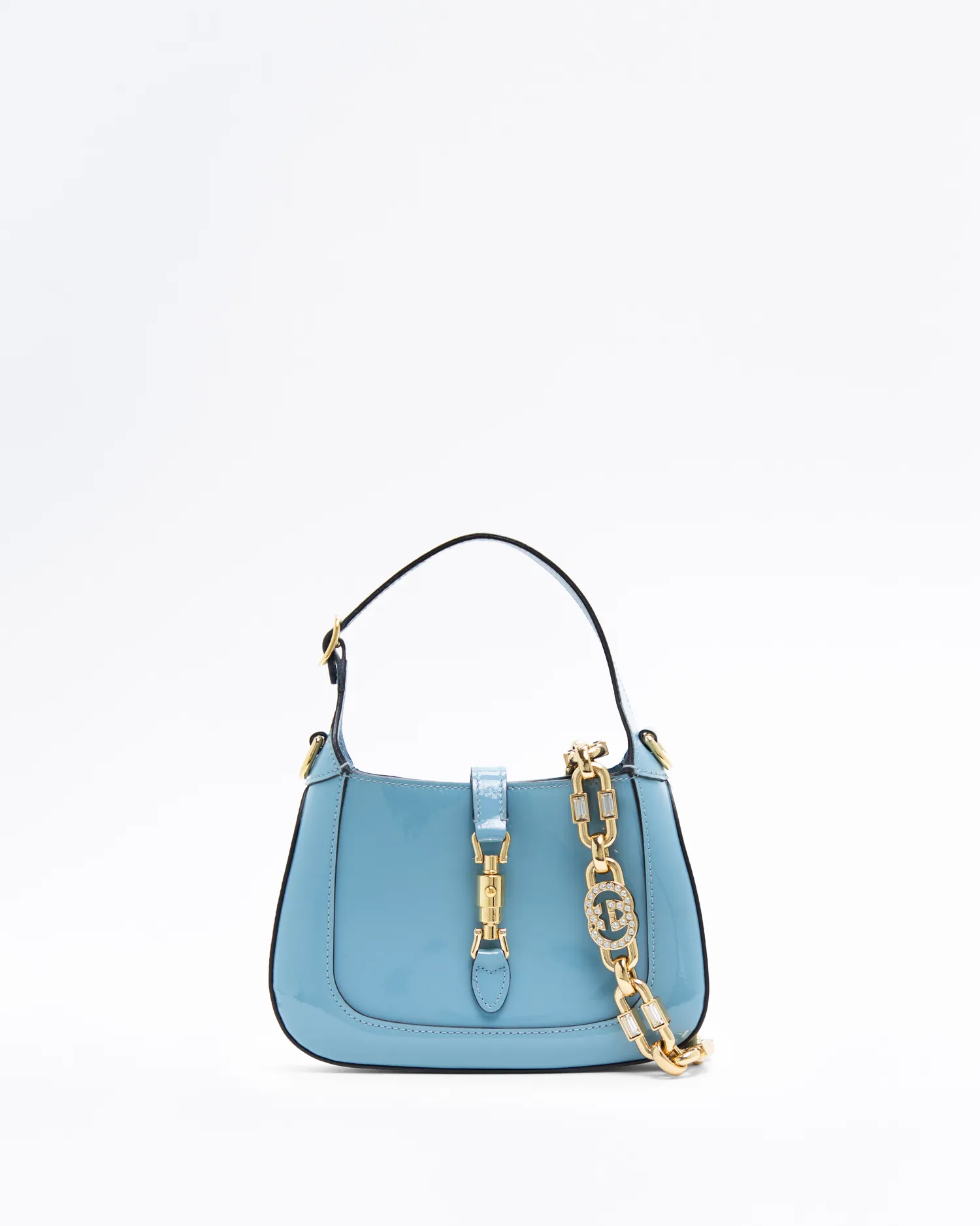 Patent Crystal Chain Jackie 1961 Mini Hobo Bag