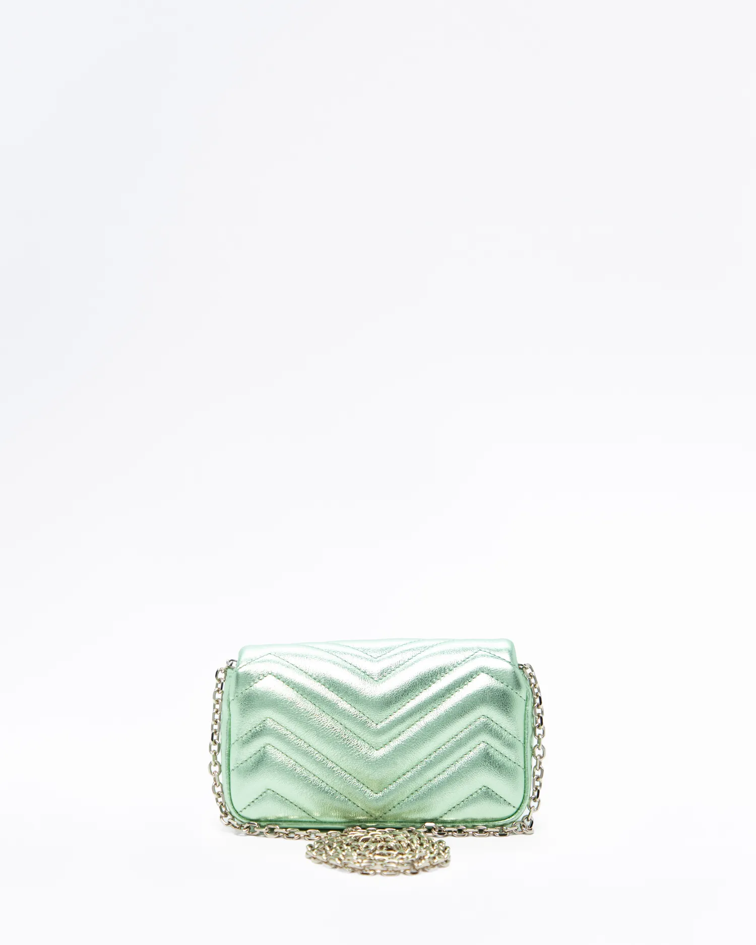 Metallic GG Marmont Mini Bag