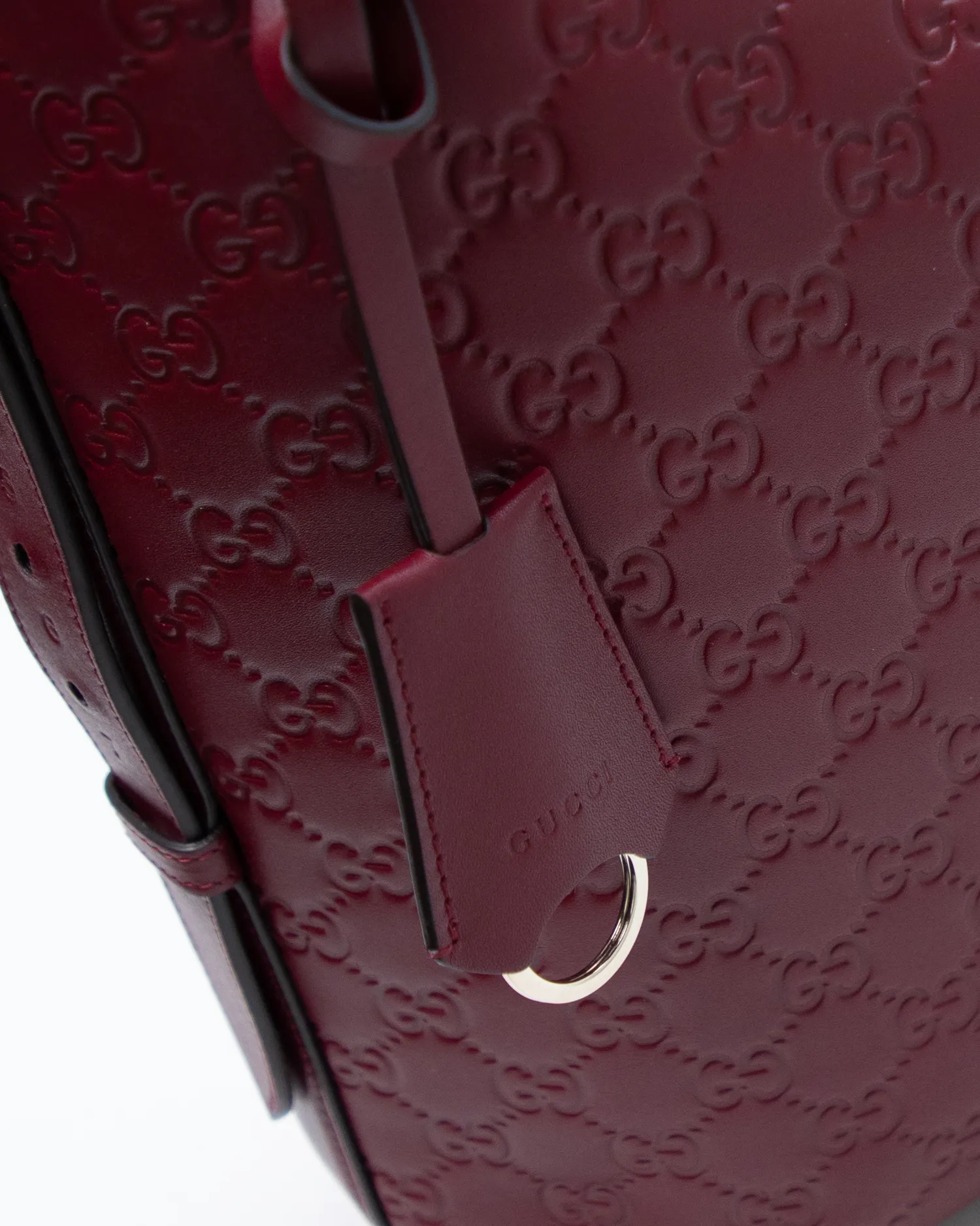 GG Emblem Embossed Medium Shoulder Bag