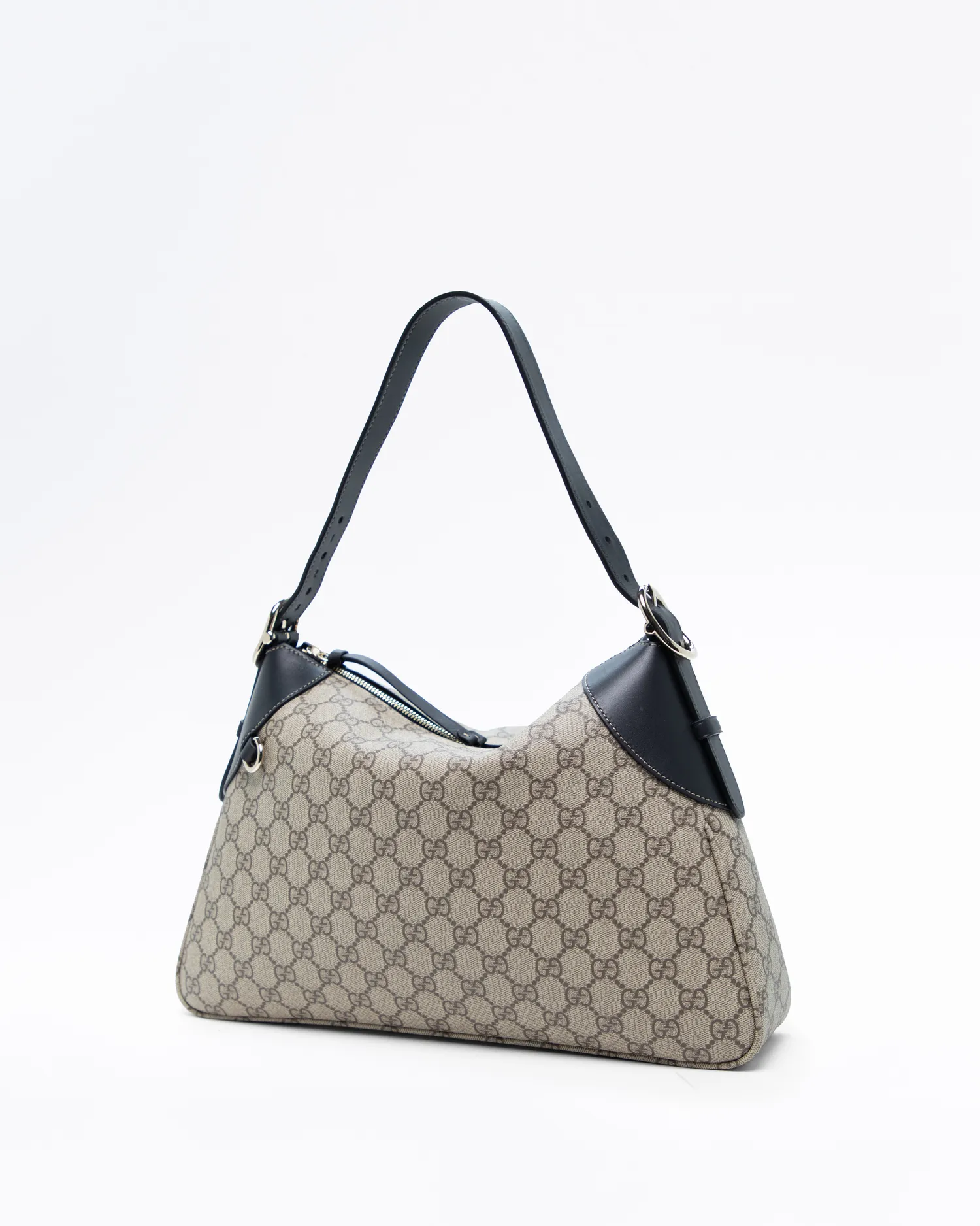 GG Supreme Emblem Large Shoulder Bag