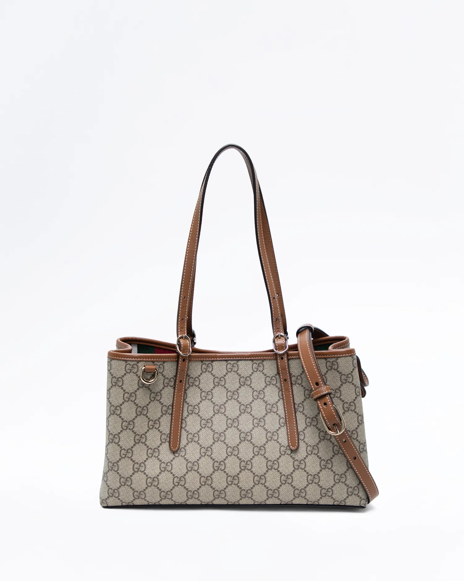 GG Supreme Emblem Small Tote Bag