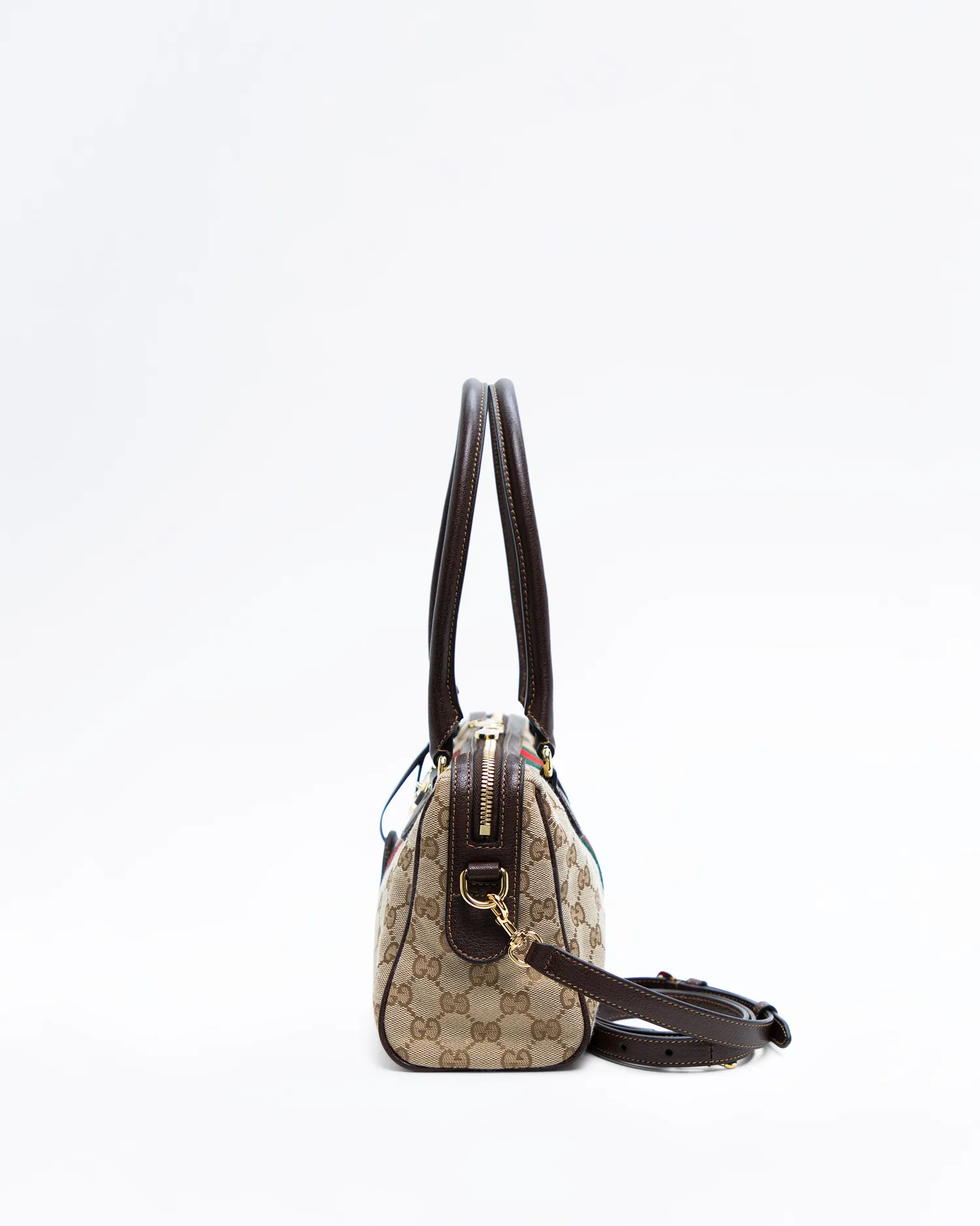 GG Canvas Borsetto Medium Boston Bag