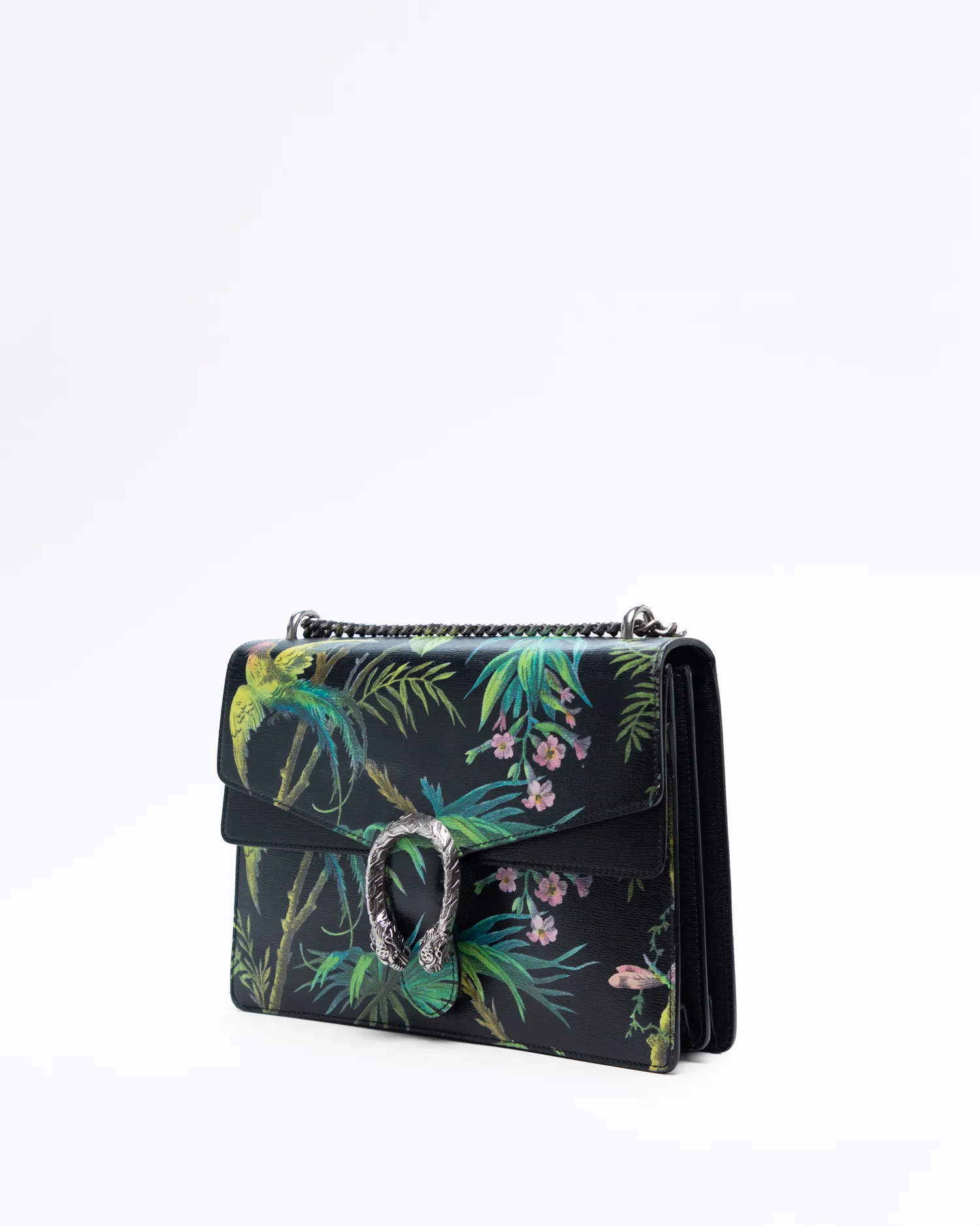 Tropical Print Dionysus Medium Shoulder Bag