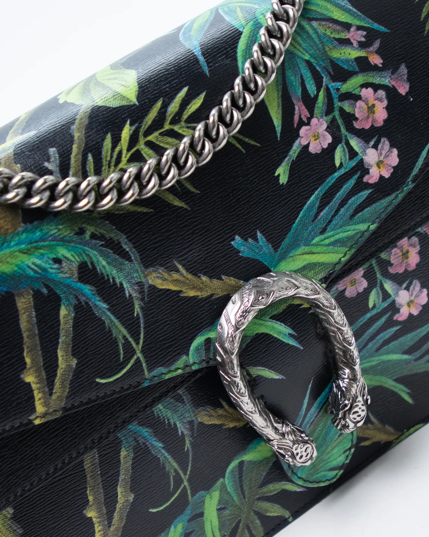 Tropical Print Dionysus Medium Shoulder Bag
