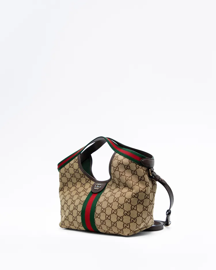 Alternate view angle of Gucci Giglio Small Tote Bag