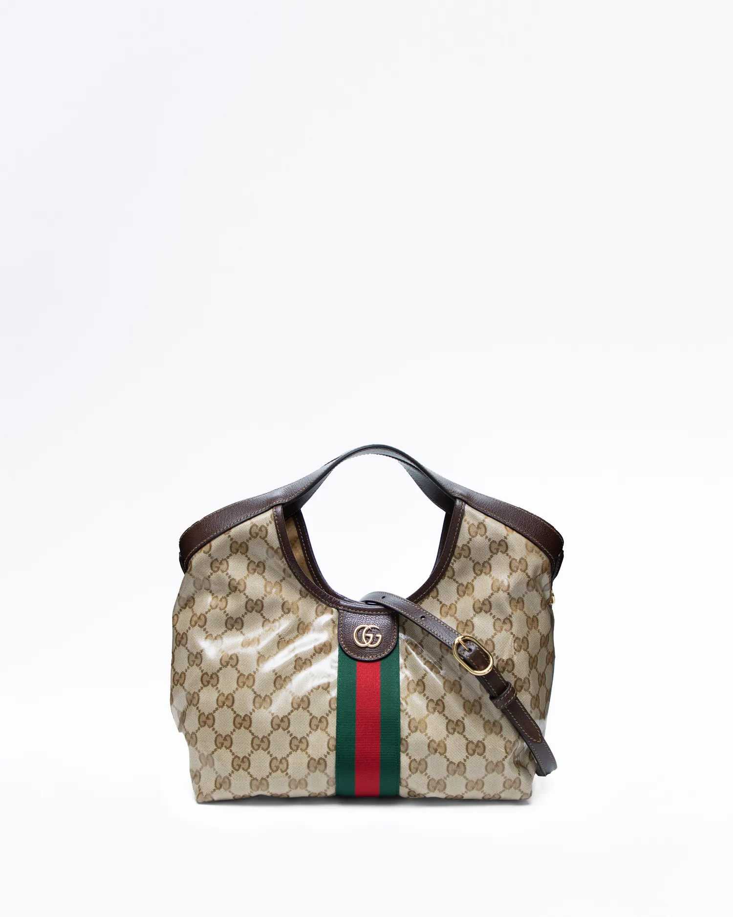 Varnished Gucci Giglio Small Tote Bag