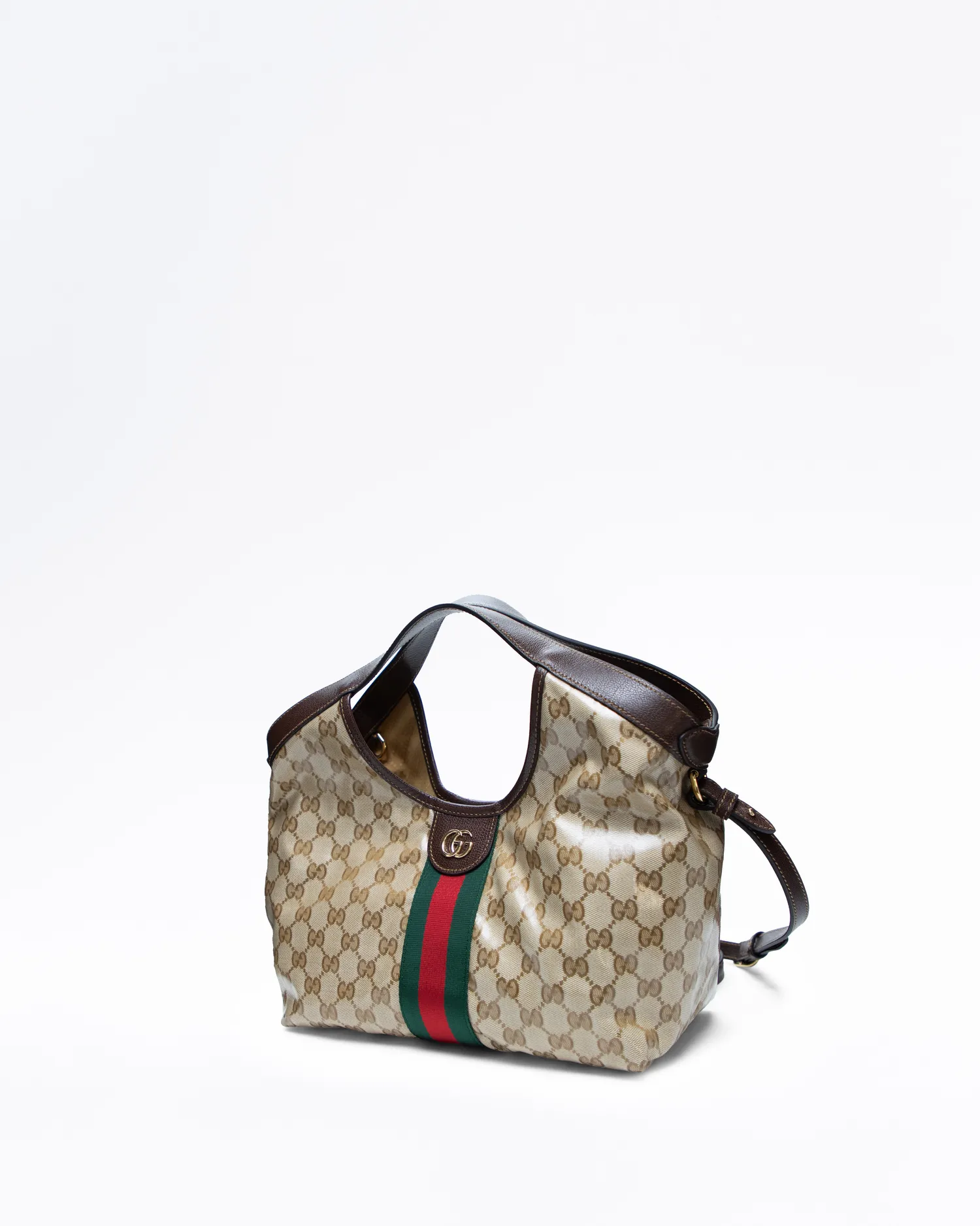 Varnished Gucci Giglio Small Tote Bag