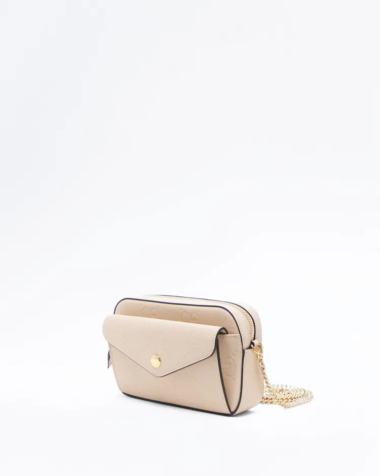 Alternate view angle of GG Embossed Envelope Chain Wallet