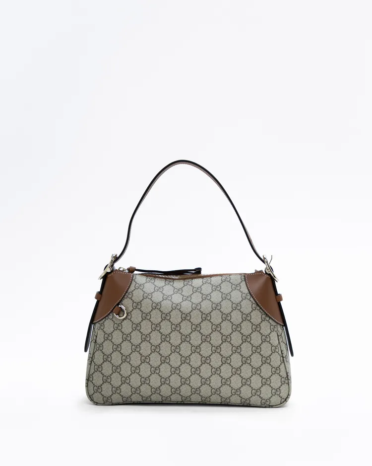 GG Supreme Emblem Medium Shoulder Bag