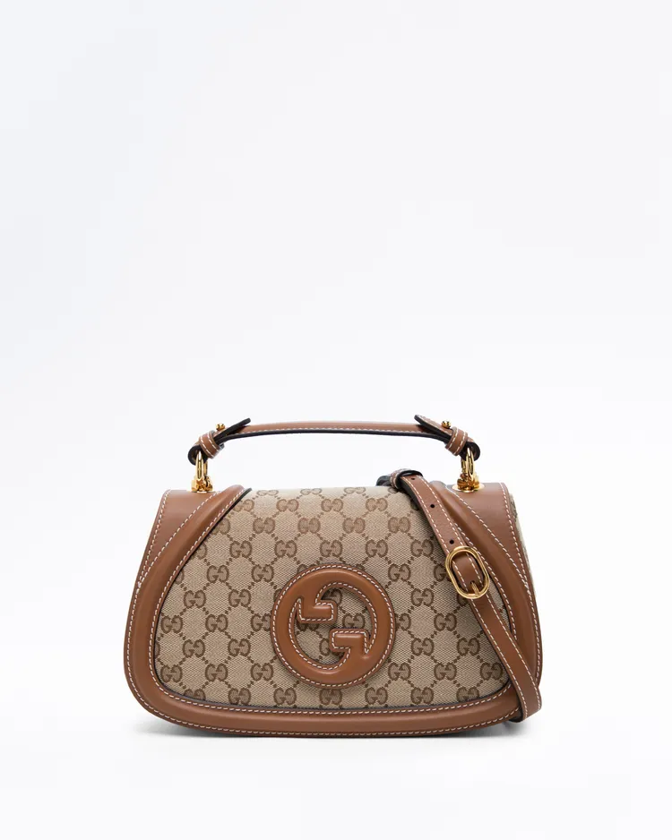 GG Supreme Blondie Top Handle Bag