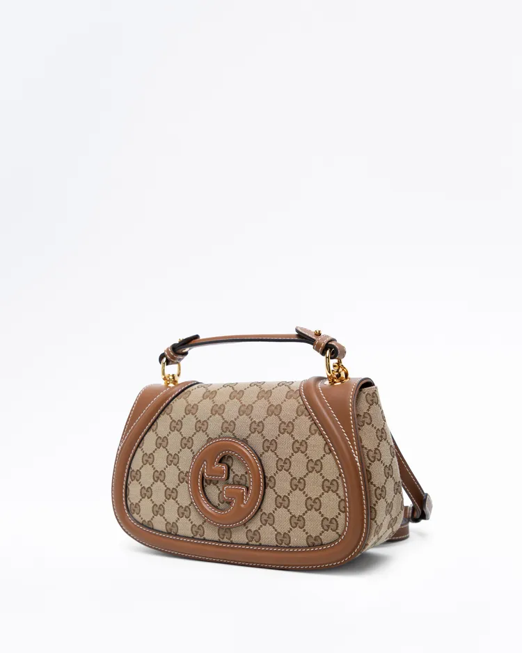 Alternate view angle of GG Supreme Blondie Top Handle Bag