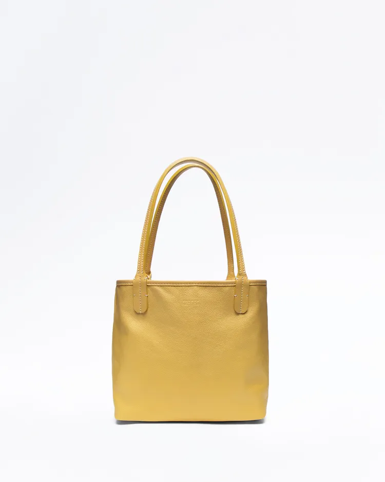 Alternate view angle of Precious Metals Anjou Reversible Mini Tote Bag