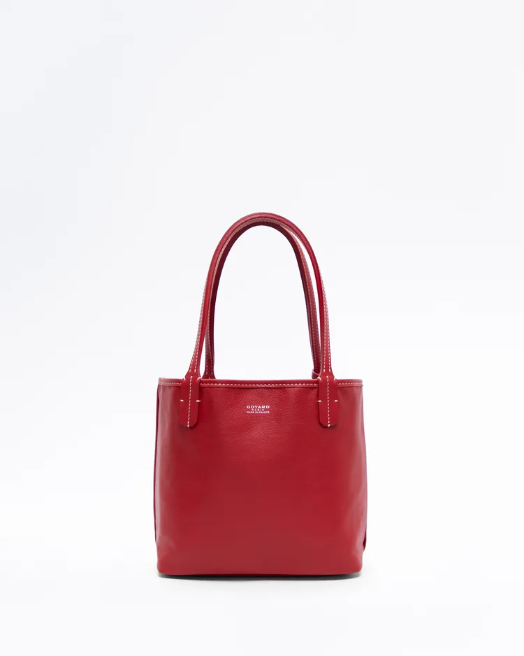 Alternate view angle of Coeur Anjou Reversible Mini Tote Bag