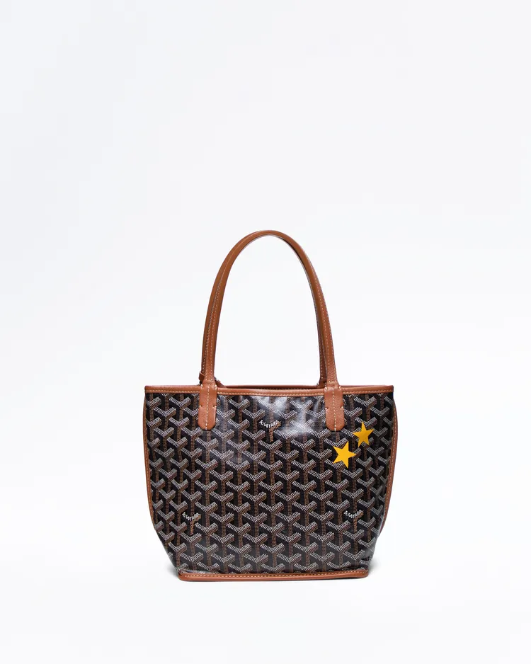 Printed Anjou Reversible Mini Tote Bag