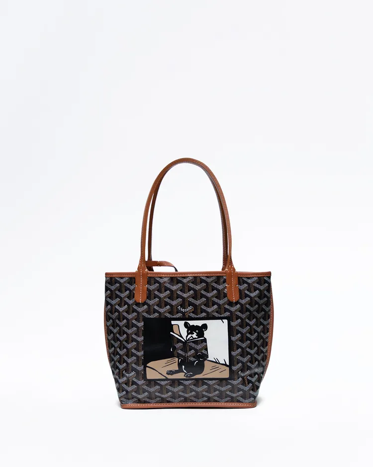 Hulot Dans Le Train Anjou Reversible Mini Tote Bag