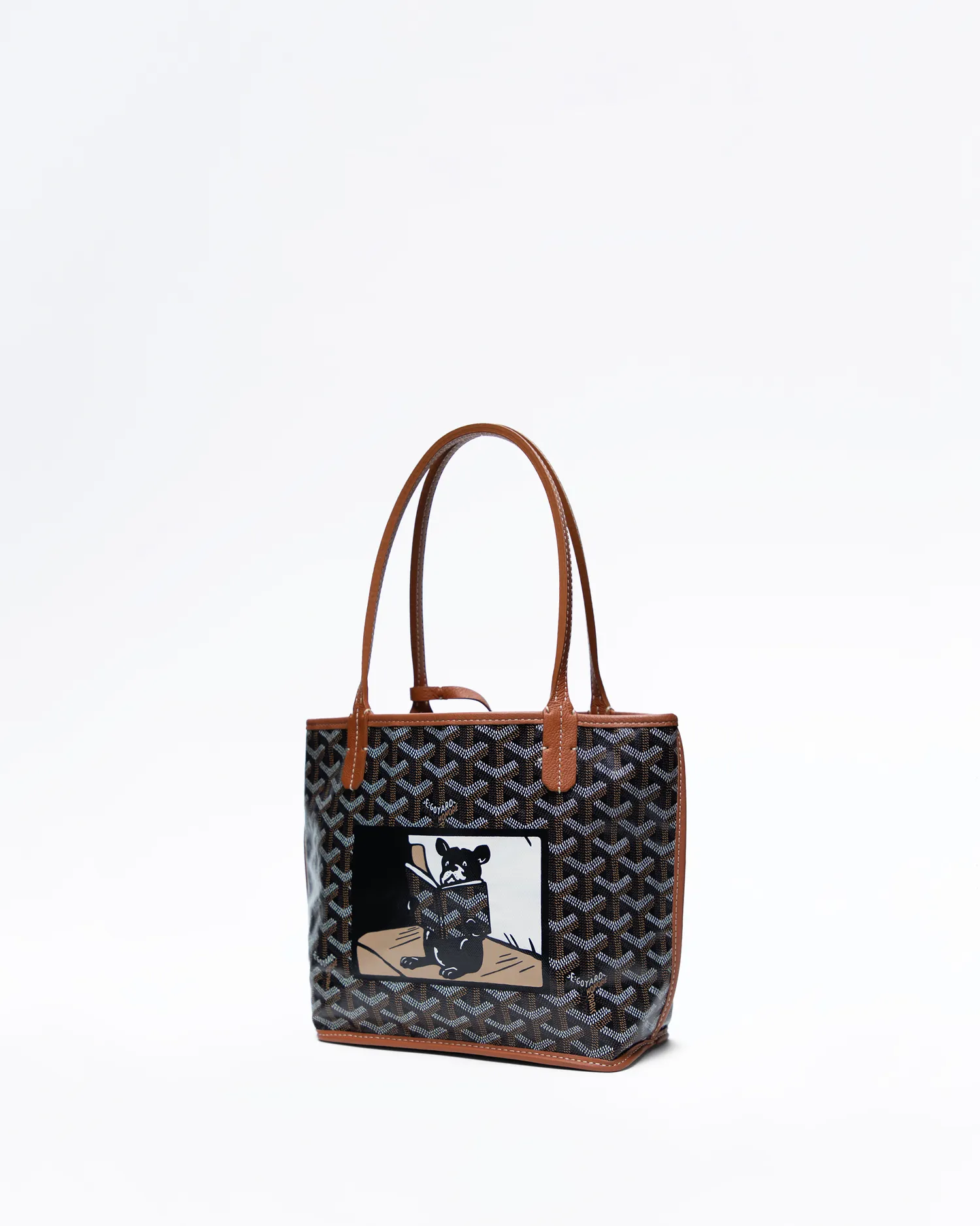 Hulot Dans Le Train Anjou Reversible Mini Tote Bag