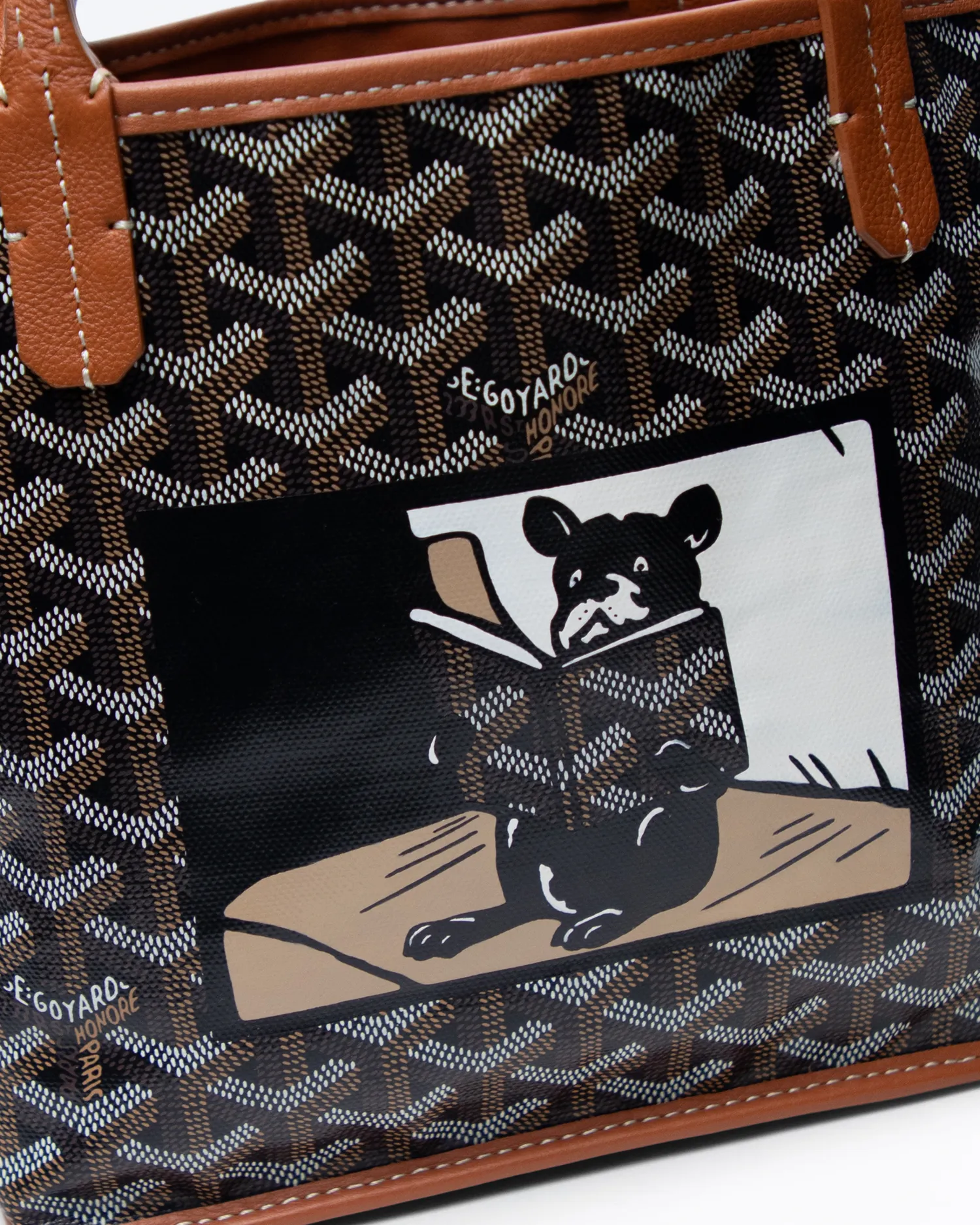 Hulot Dans Le Train Anjou Reversible Mini Tote Bag