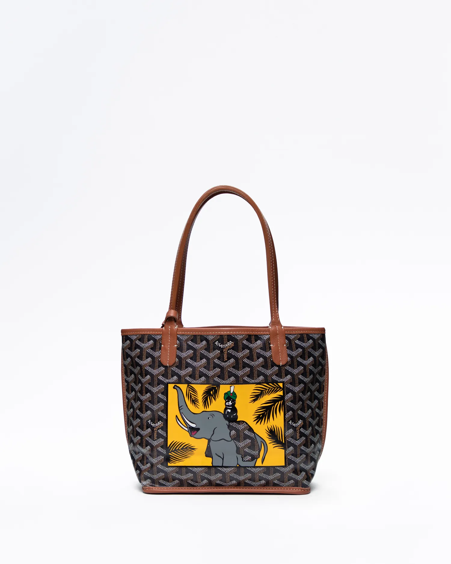 Printed Anjou Reversible Mini Tote Bag