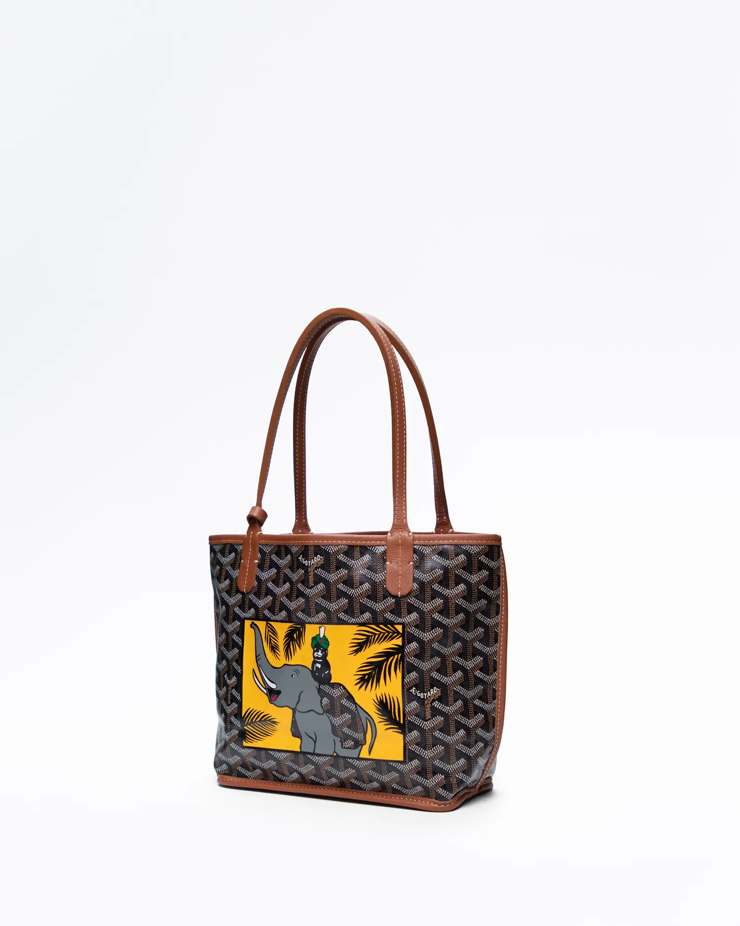 Printed Anjou Reversible Mini Tote Bag