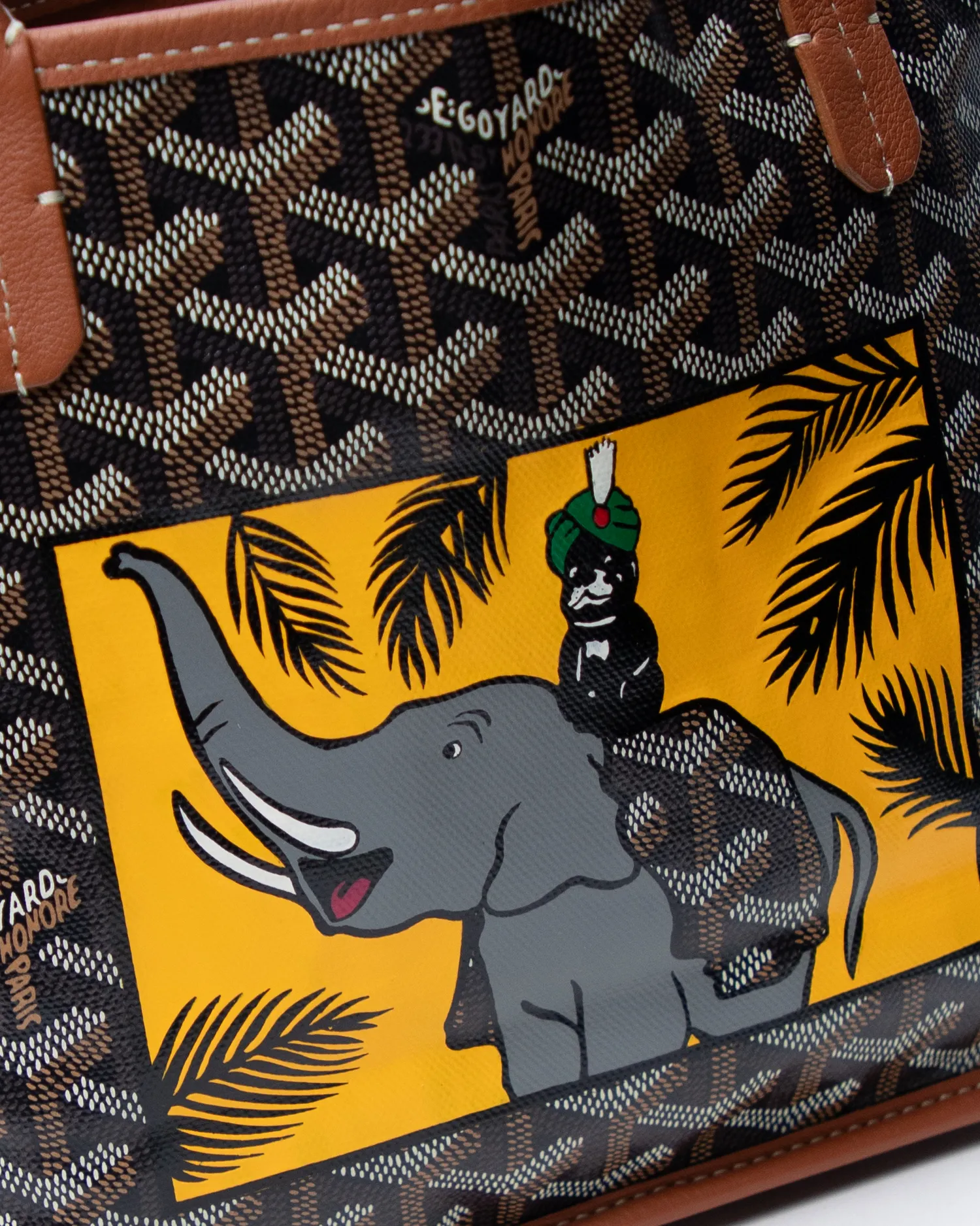Printed Anjou Reversible Mini Tote Bag
