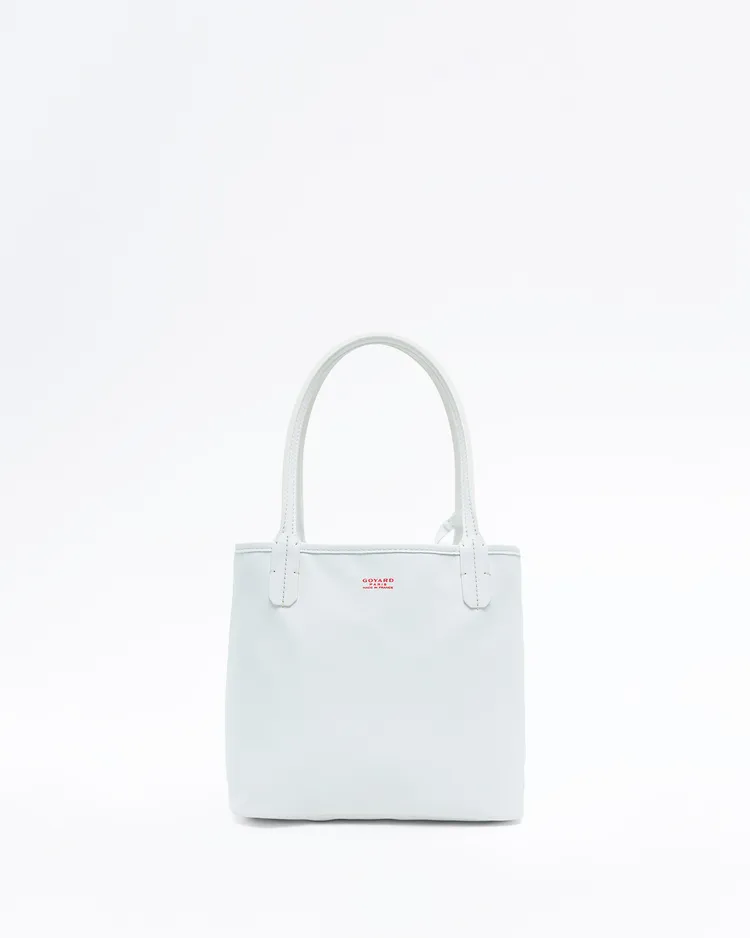 Alternate view angle of Hulot Dans Le Train Anjou Reversible Mini Tote Bag