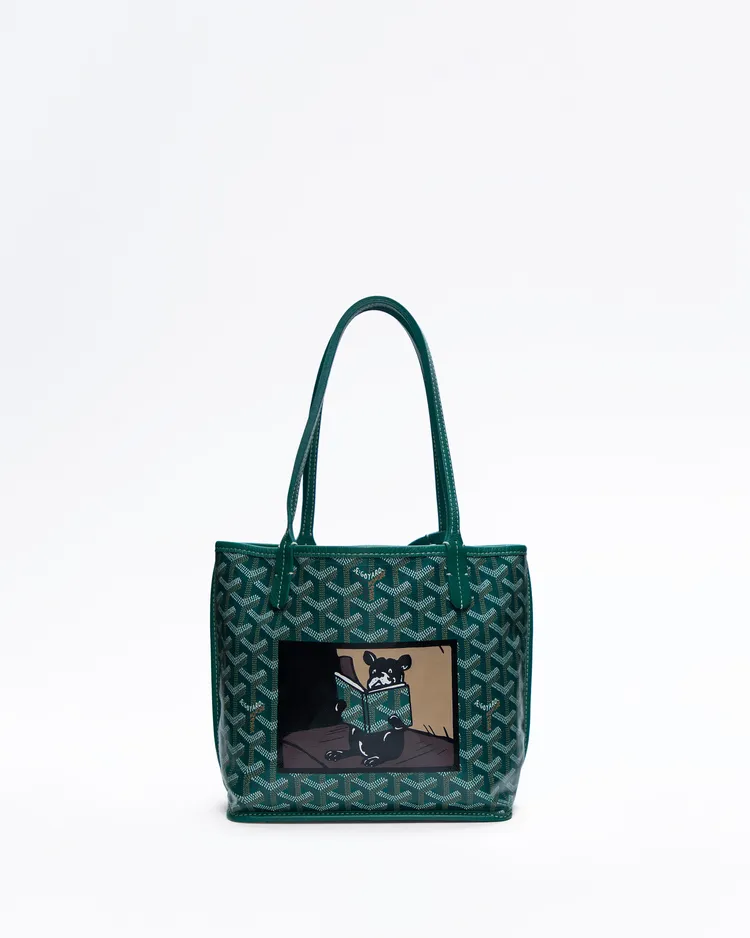 Hulot Dans Le Train Anjou Reversible Mini Tote Bag