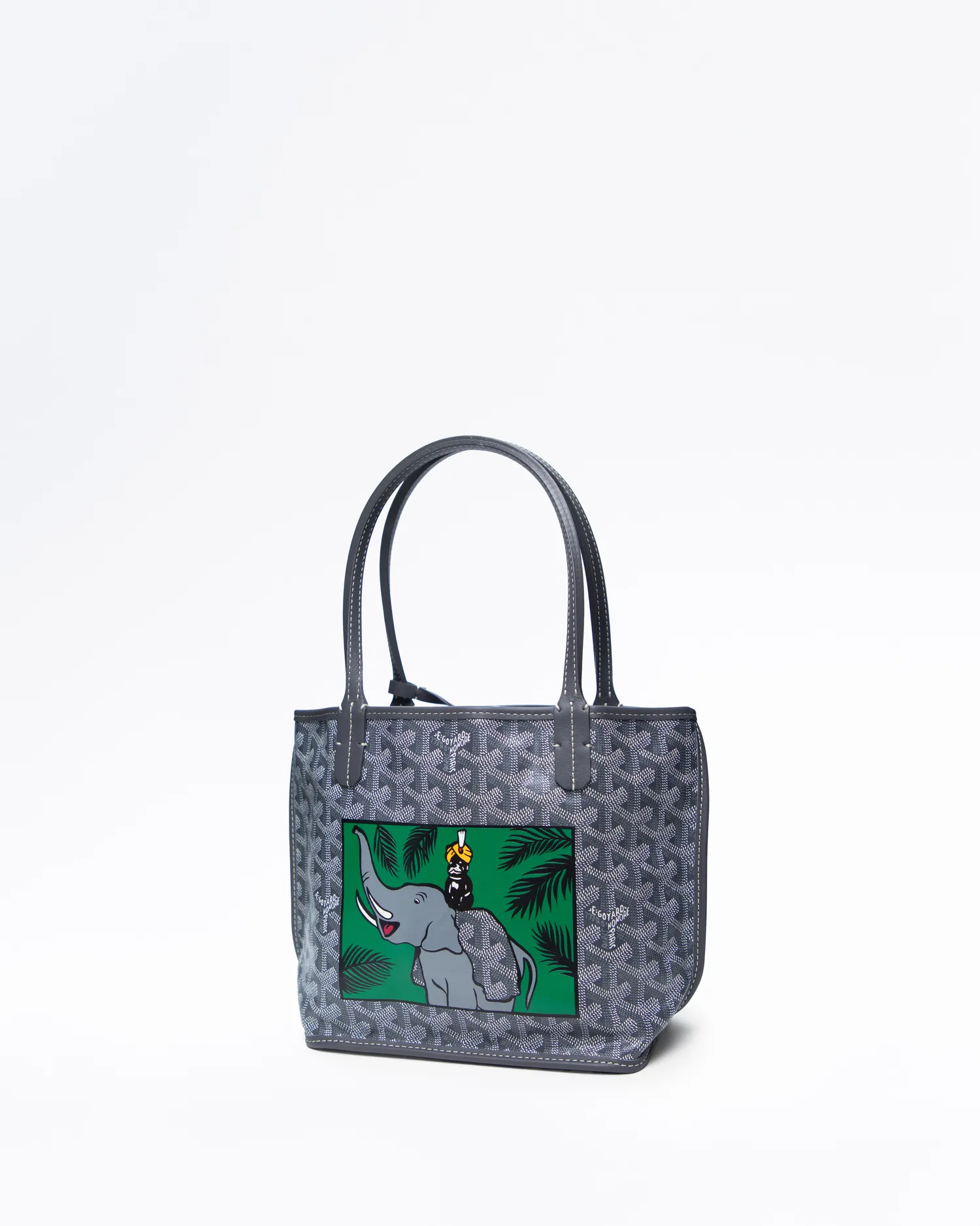 Printed Anjou Reversible Mini Tote Bag