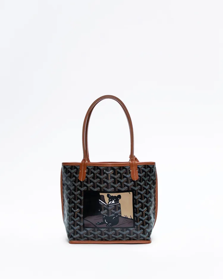 Hulot Dans Le Train Anjou Reversible Mini Tote Bag