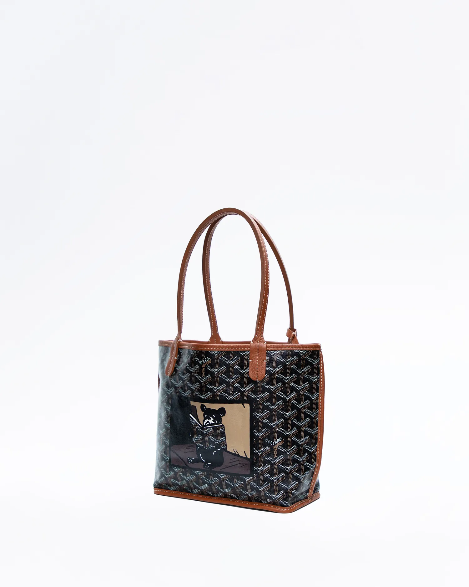 Hulot Dans Le Train Anjou Reversible Mini Tote Bag