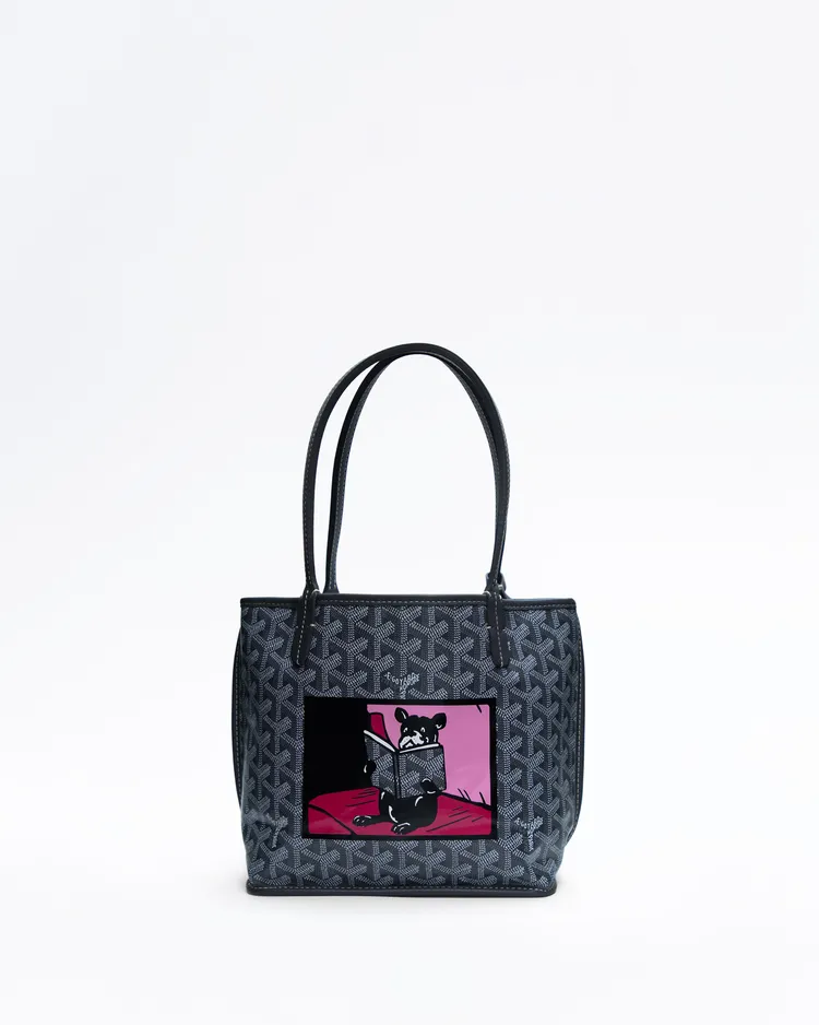 Hulot Dans Le Train Anjou Reversible Mini Tote Bag