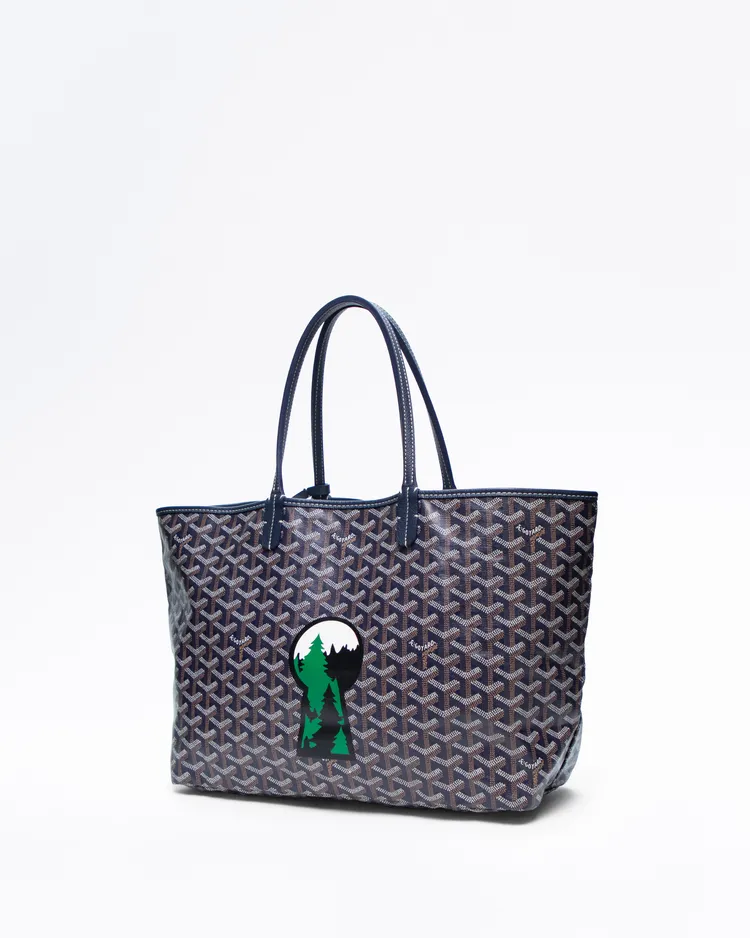 Alternate view angle of Printed Saint Louis PM Bag