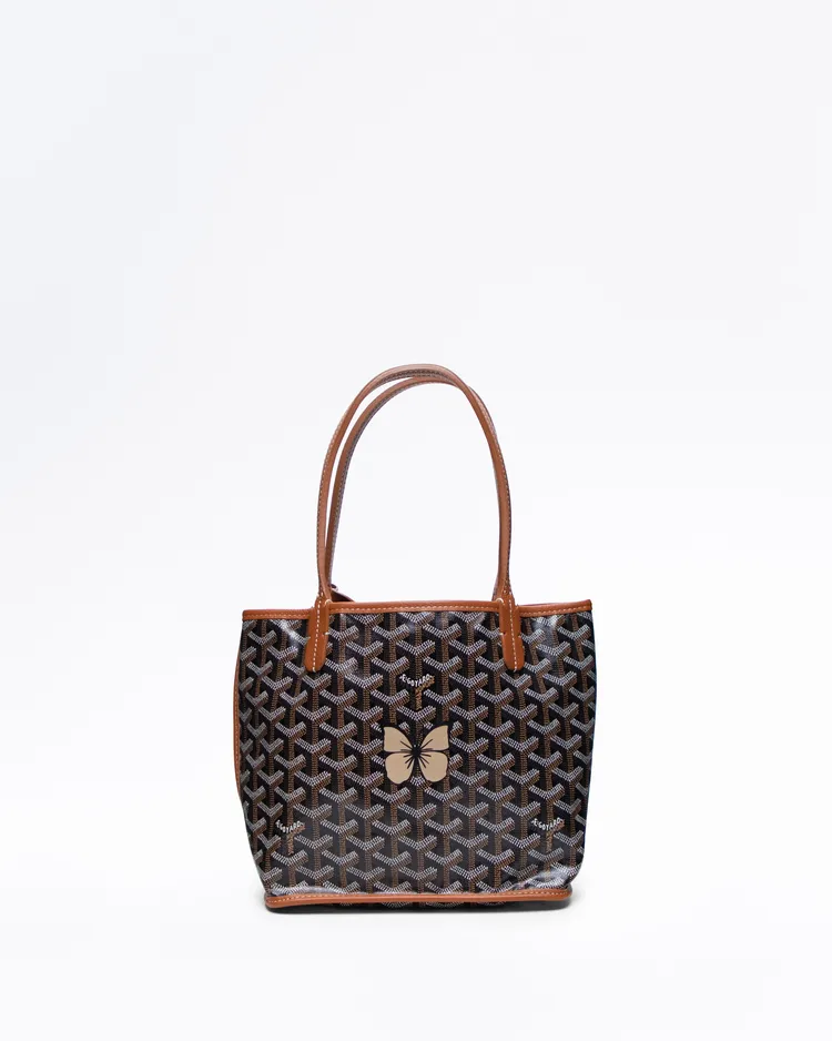 Printed Anjou Reversible Mini Tote Bag