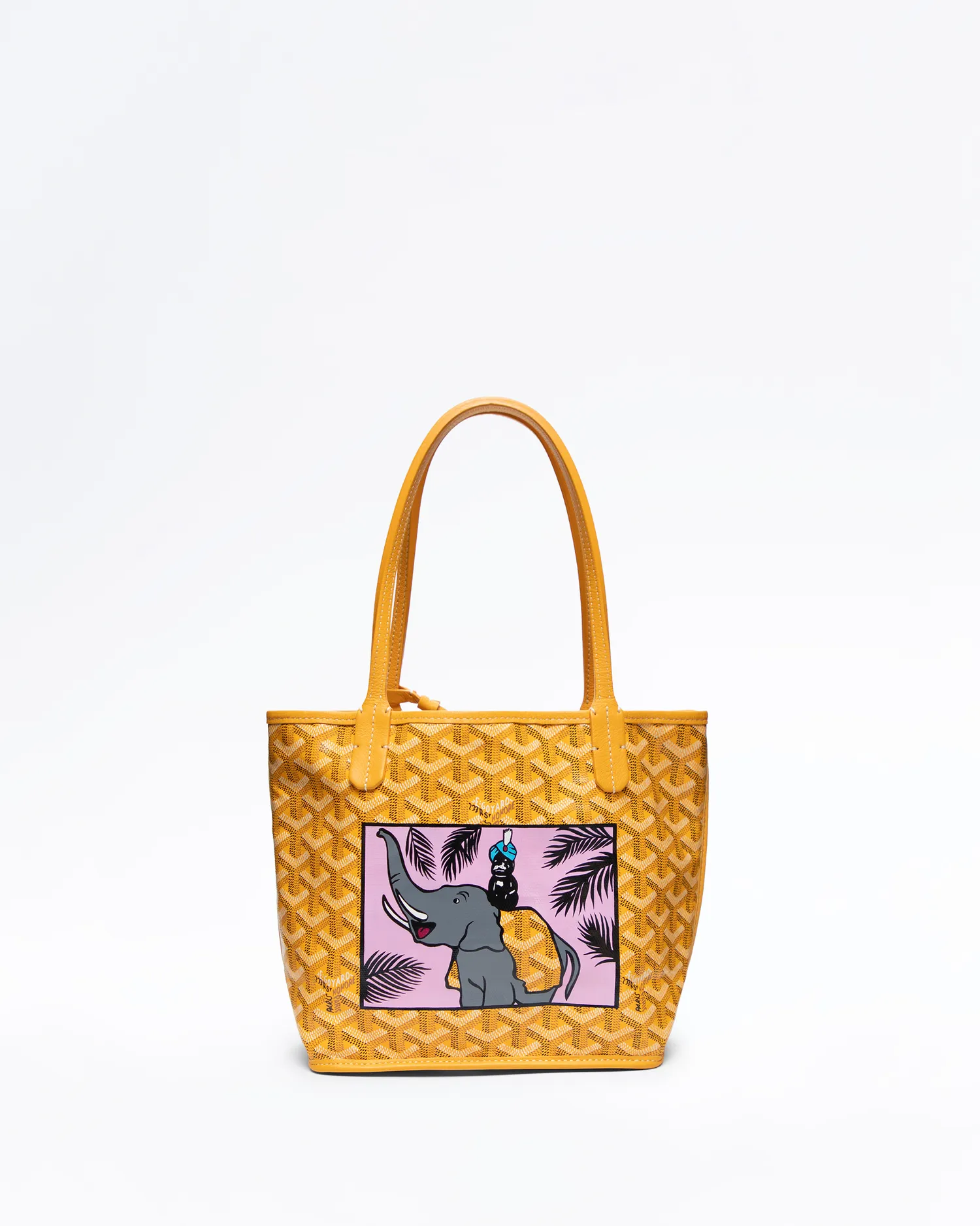 Printed Anjou Reversible Mini Tote Bag