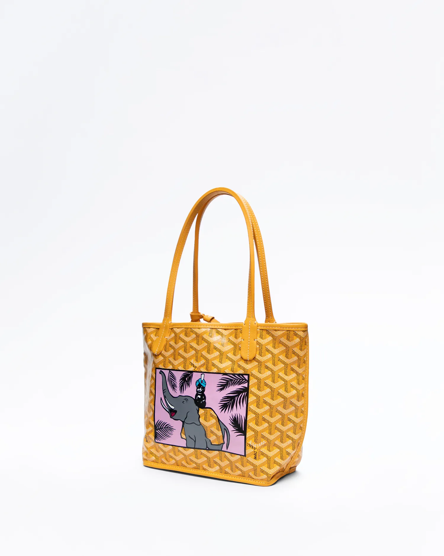 Printed Anjou Reversible Mini Tote Bag