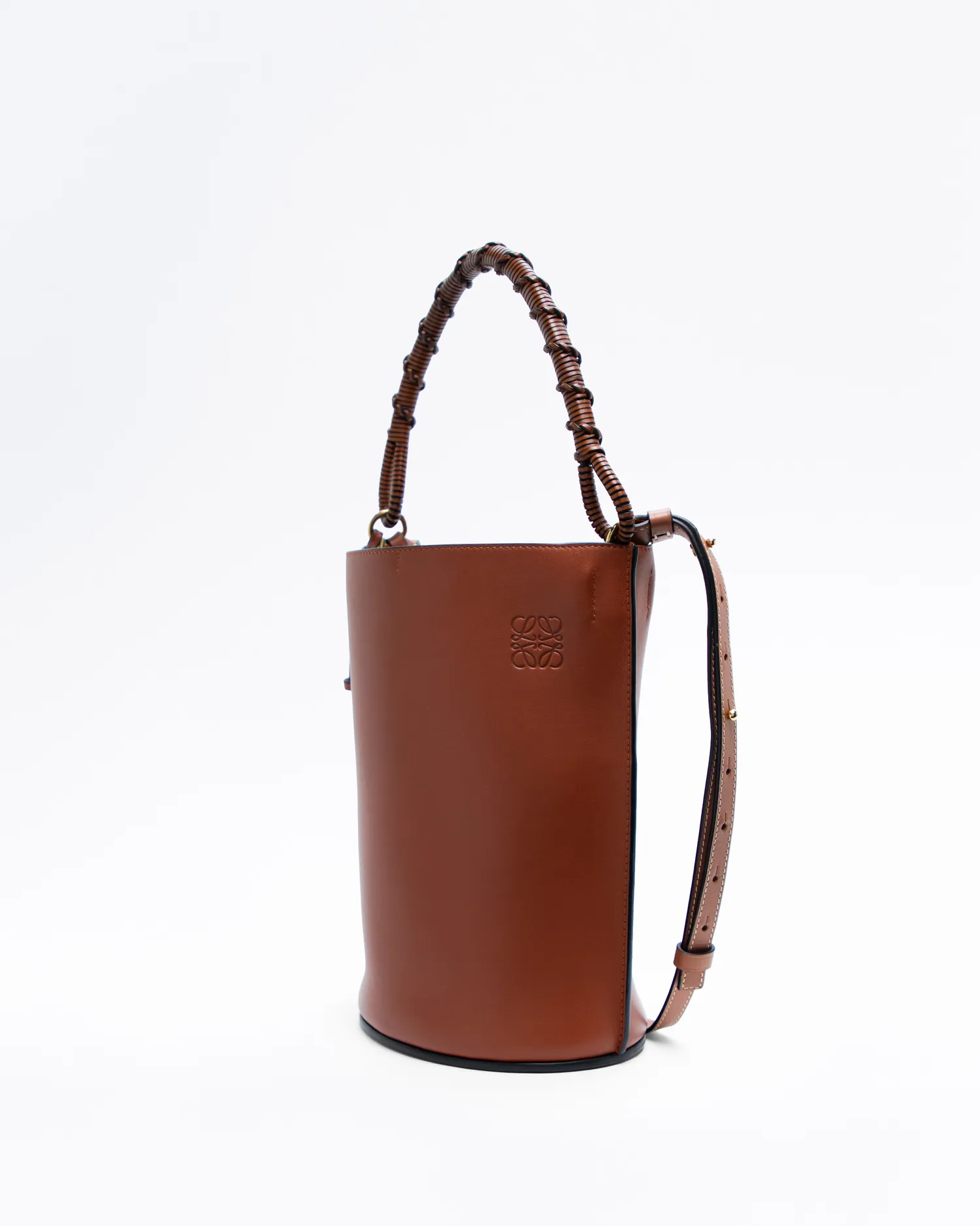 Gate Top Handle Bucket Bag