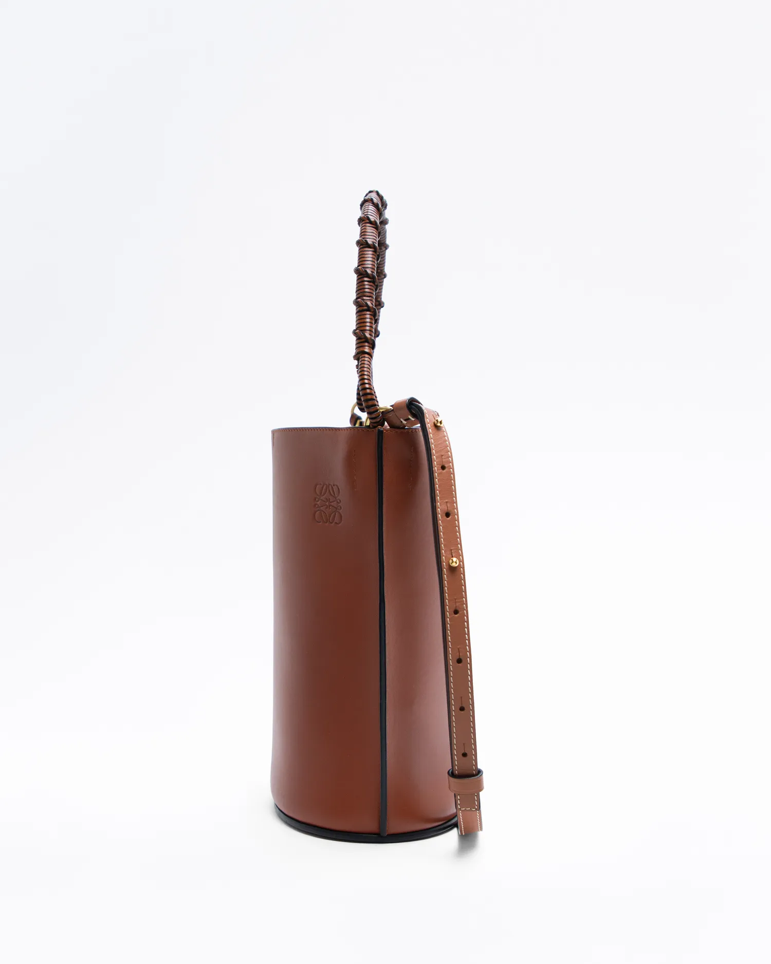Gate Top Handle Bucket Bag