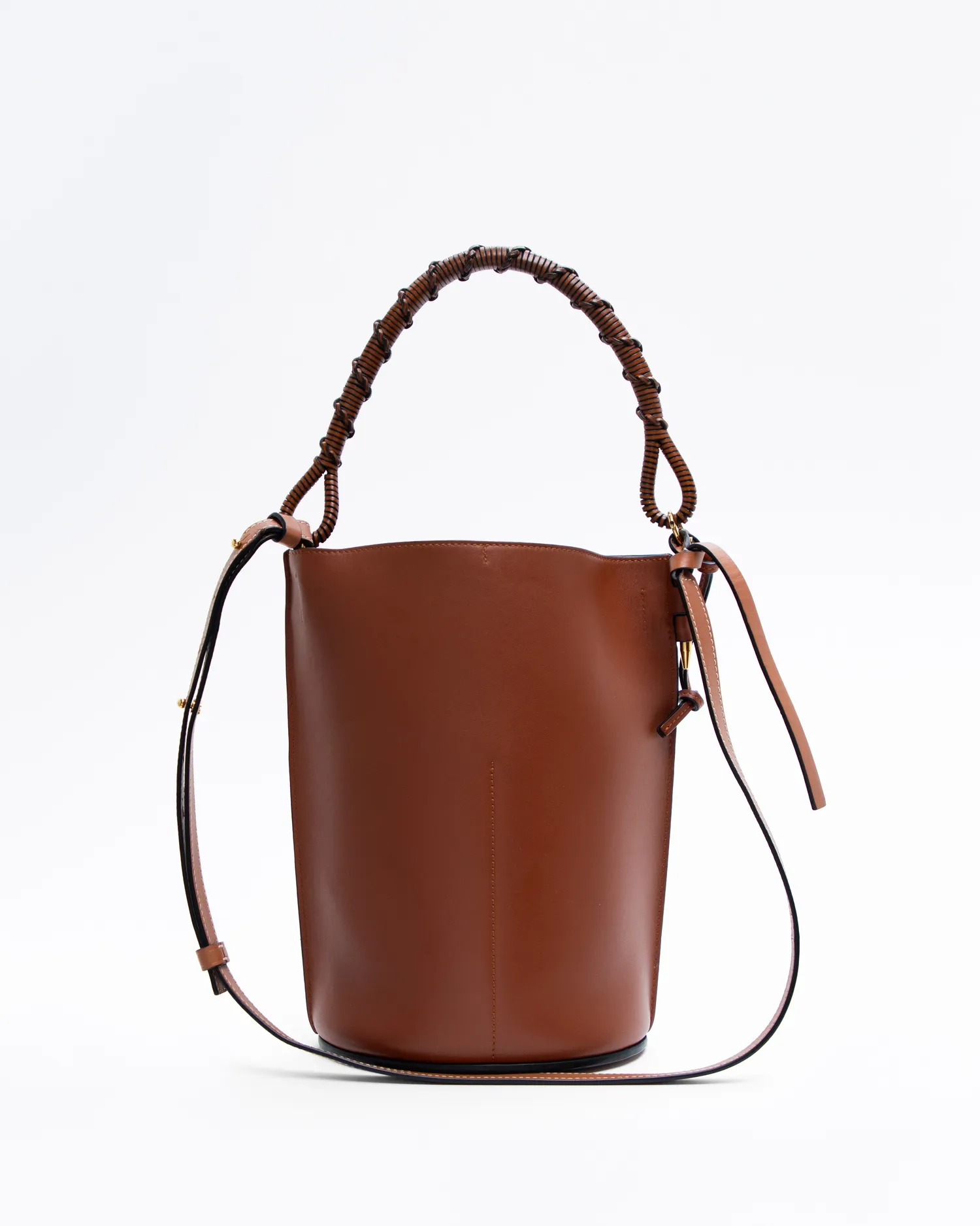 Gate Top Handle Bucket Bag
