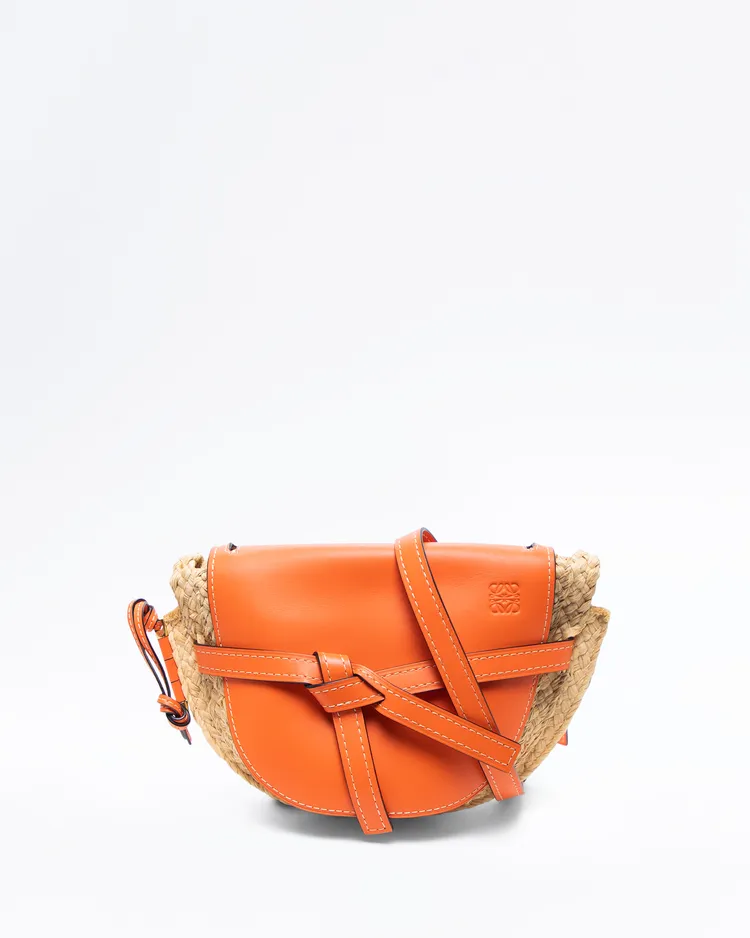 Raffia Small Gate Bag