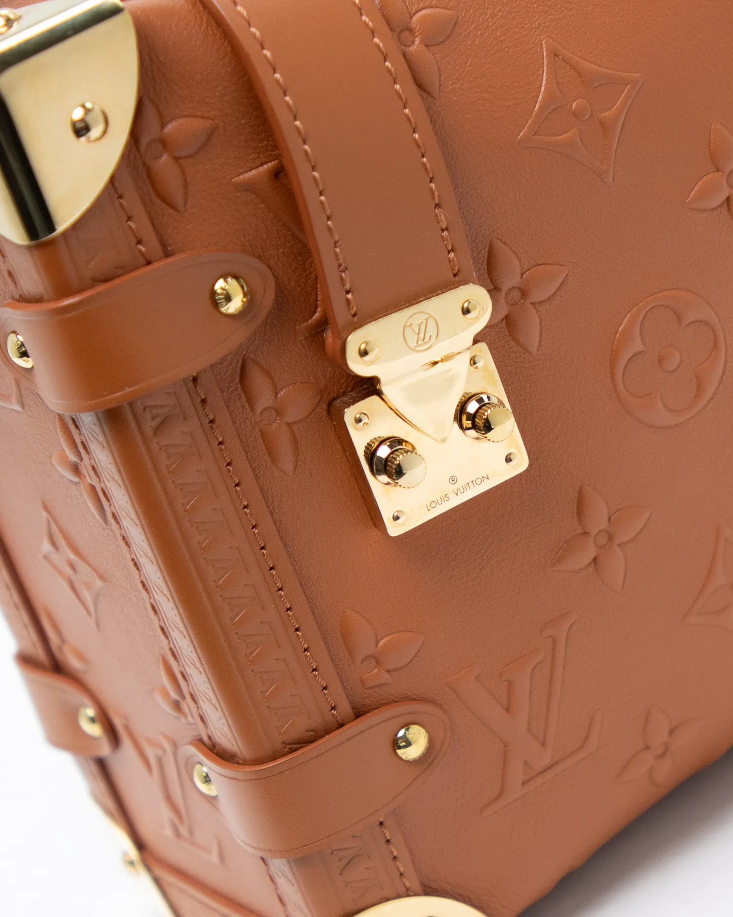 Monogram Debossed Side Trunk MM