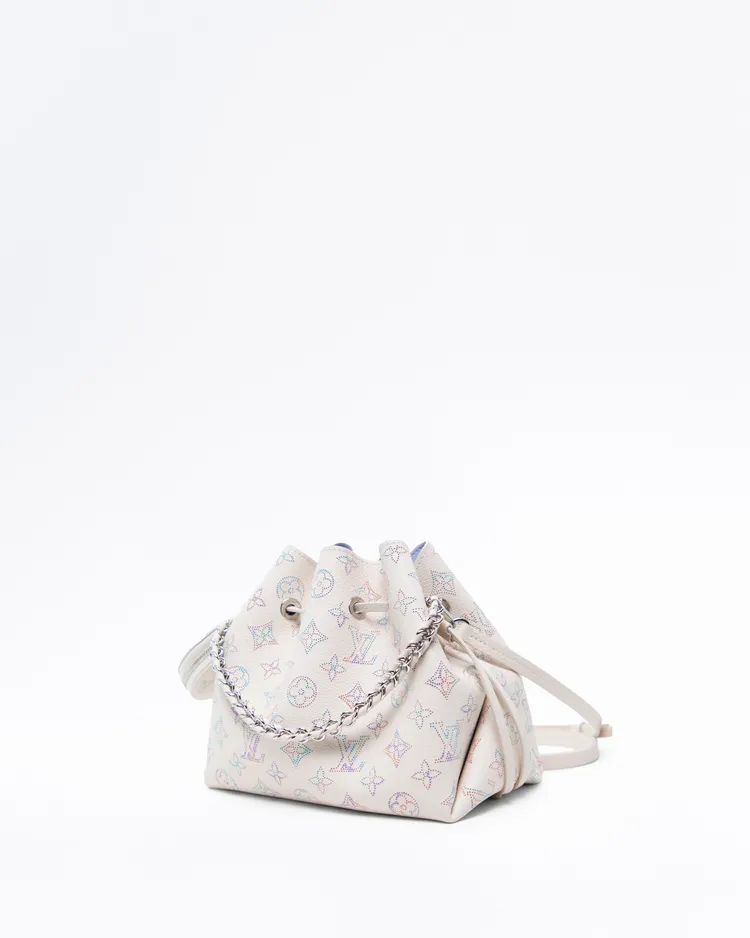 Alternate view angle of Link Quartz Bella Bucket Bag