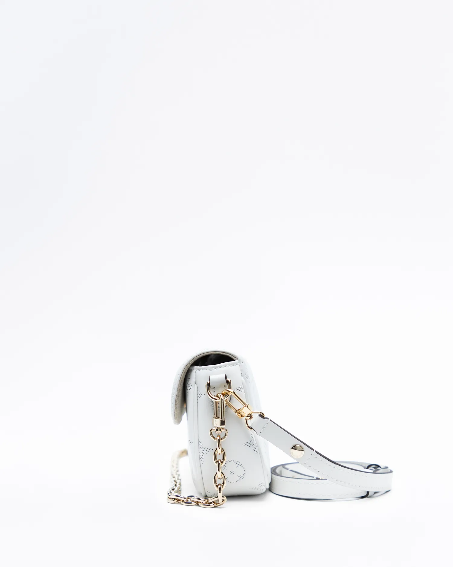 Perforated Monogram Ivy Wallet on a Chain