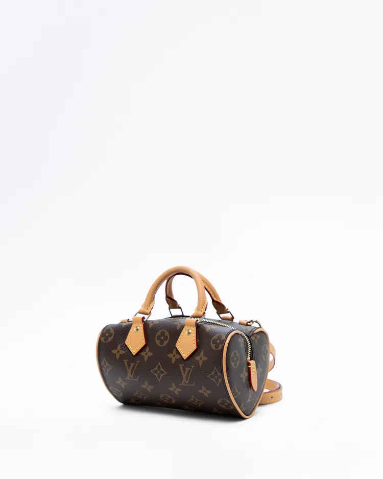 Alternate view angle of Monogram Nano Speedy Dating