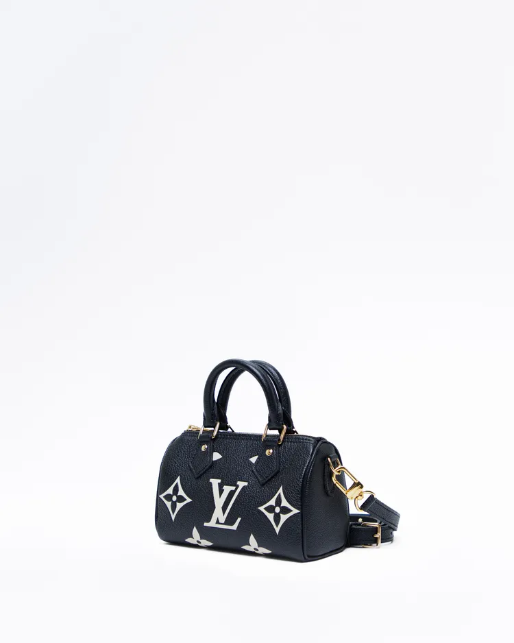 Alternate view angle of Monogram Empreinte Nano Speedy