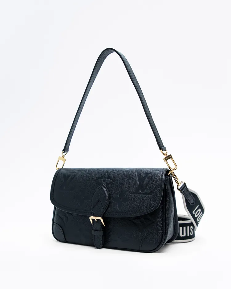 Alternate view angle of Monogram Empreinte Diane Satchel