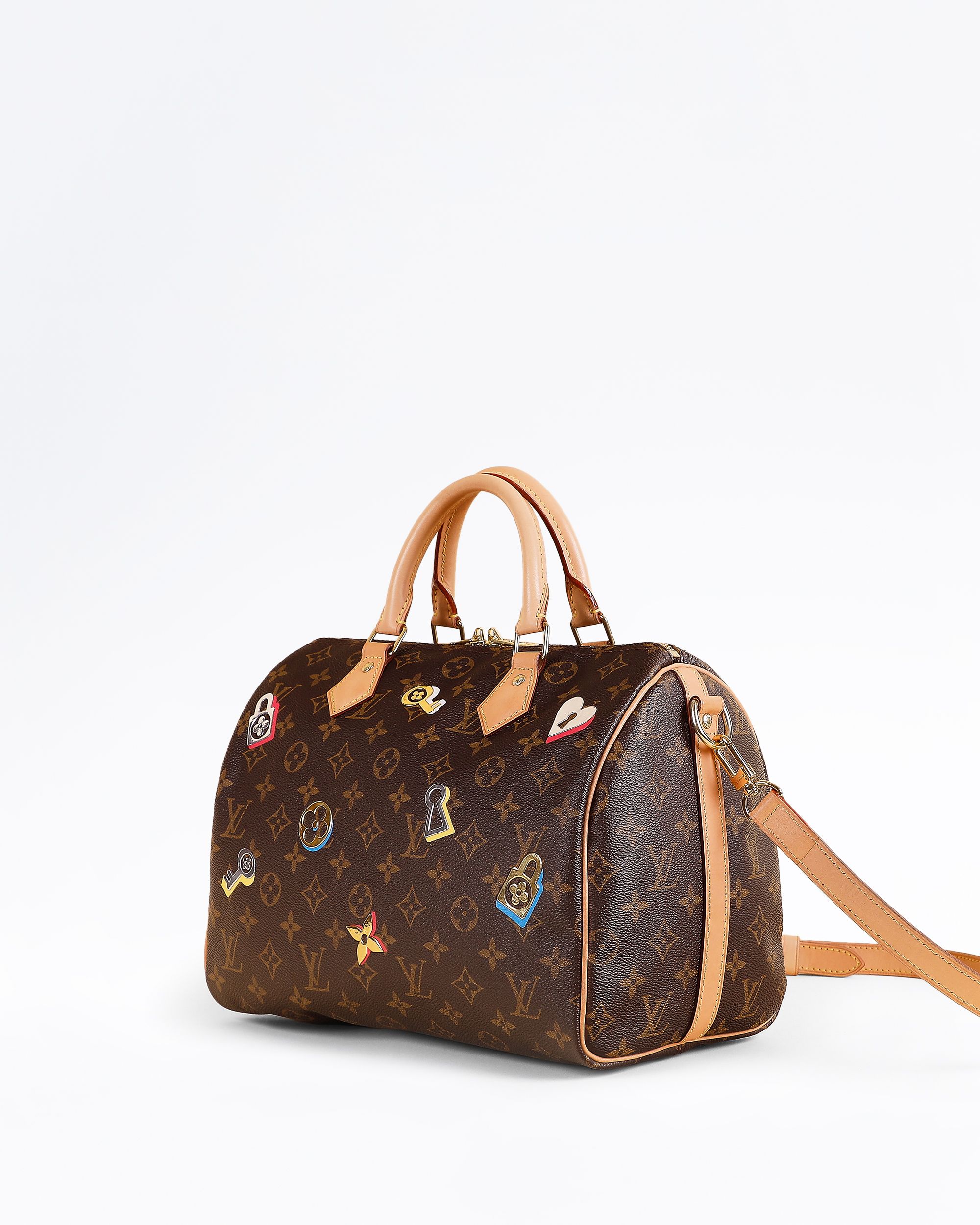 Louis Vuitton Limited Edition Love Lock Speedy Bandouliere 30